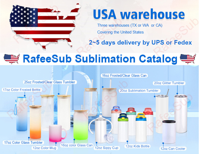 USA Warehouse Wholesale Bulk 12oz 12 oz Stainless Steel Seamless Insulated Kids Blank Sublimation Sippy Cup Tumbler with Straw