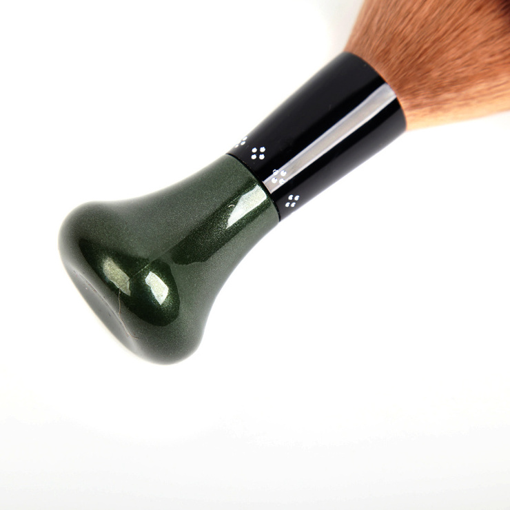 Soft nylon hair beautiful design free sample refillable dispensing powder brush