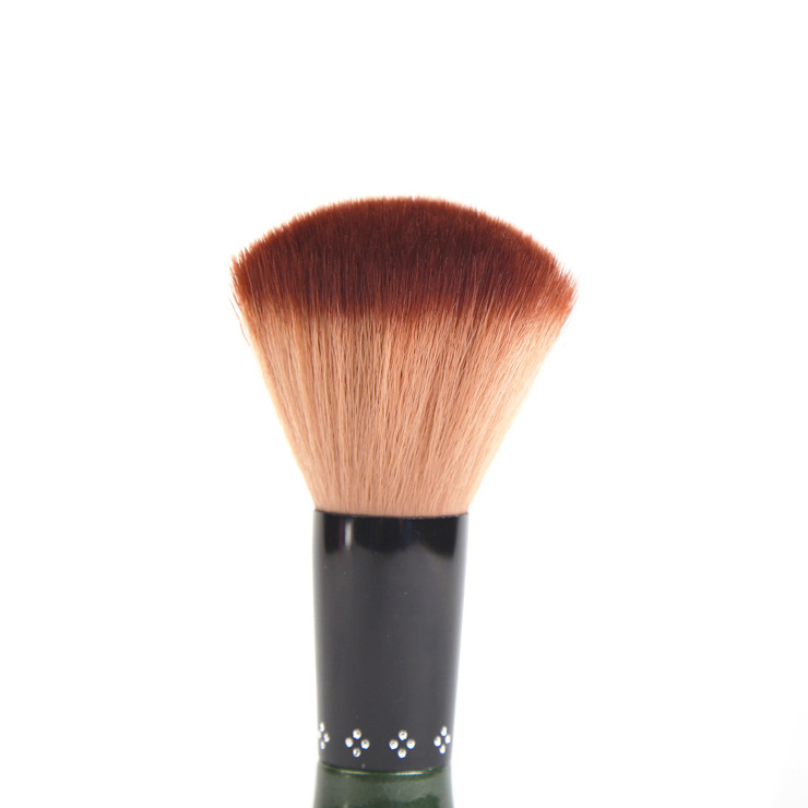 Soft nylon hair beautiful design free sample refillable dispensing powder brush