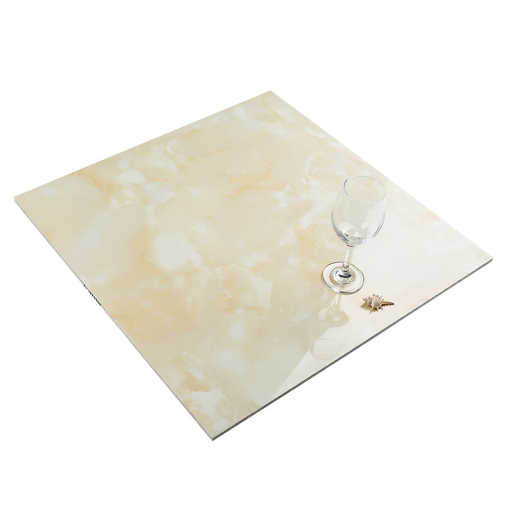 RAFFO Onyx Full Polished Glazed Marble Porcelain Floor And Wall Tiles Bathroom