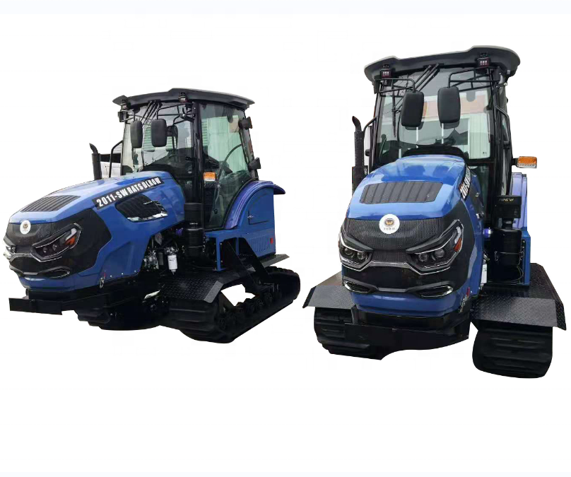 110HP 120HP small crawler tractors used for paddy field and dry field