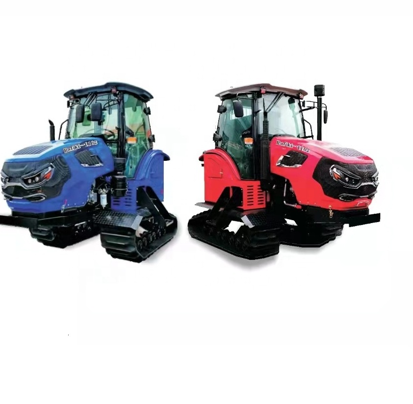 110HP 120HP small crawler tractors used for paddy field and dry field