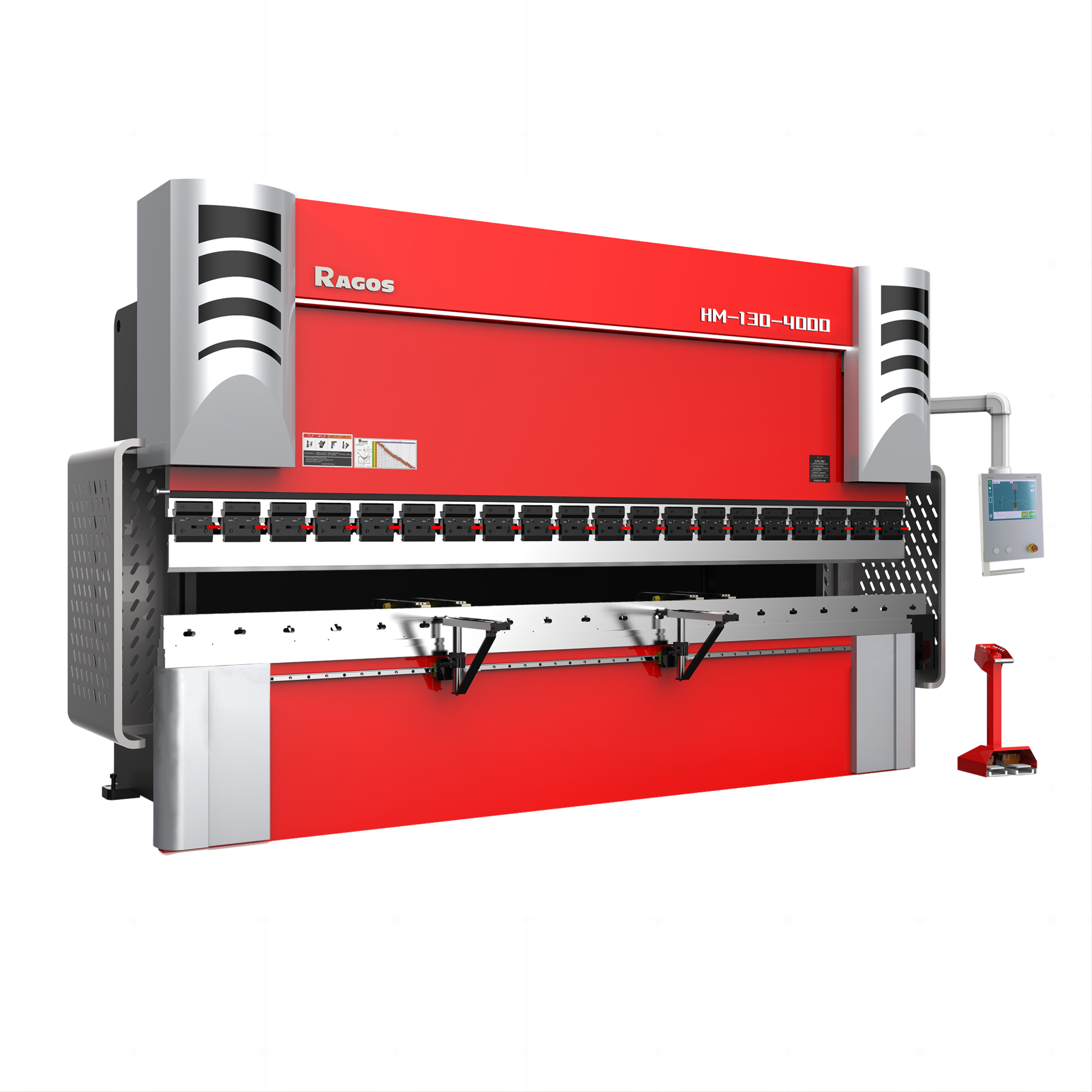 Hydraulic 130ton Dual Servo Motor Control Press Brake 4000mm CNC System Optional Bending Machine