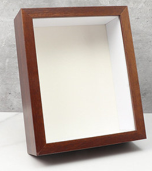 2023 Custom Wood Shadow Box 3cm 5cm Deep Shadow Box Photo Frame Wall Art 3D Picture Frame Flower Display Frame