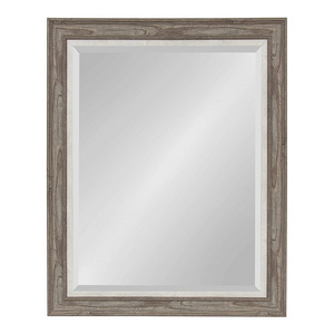 Wood Grain Framed Mirror Wooden Fashion Home Decor Wall Art