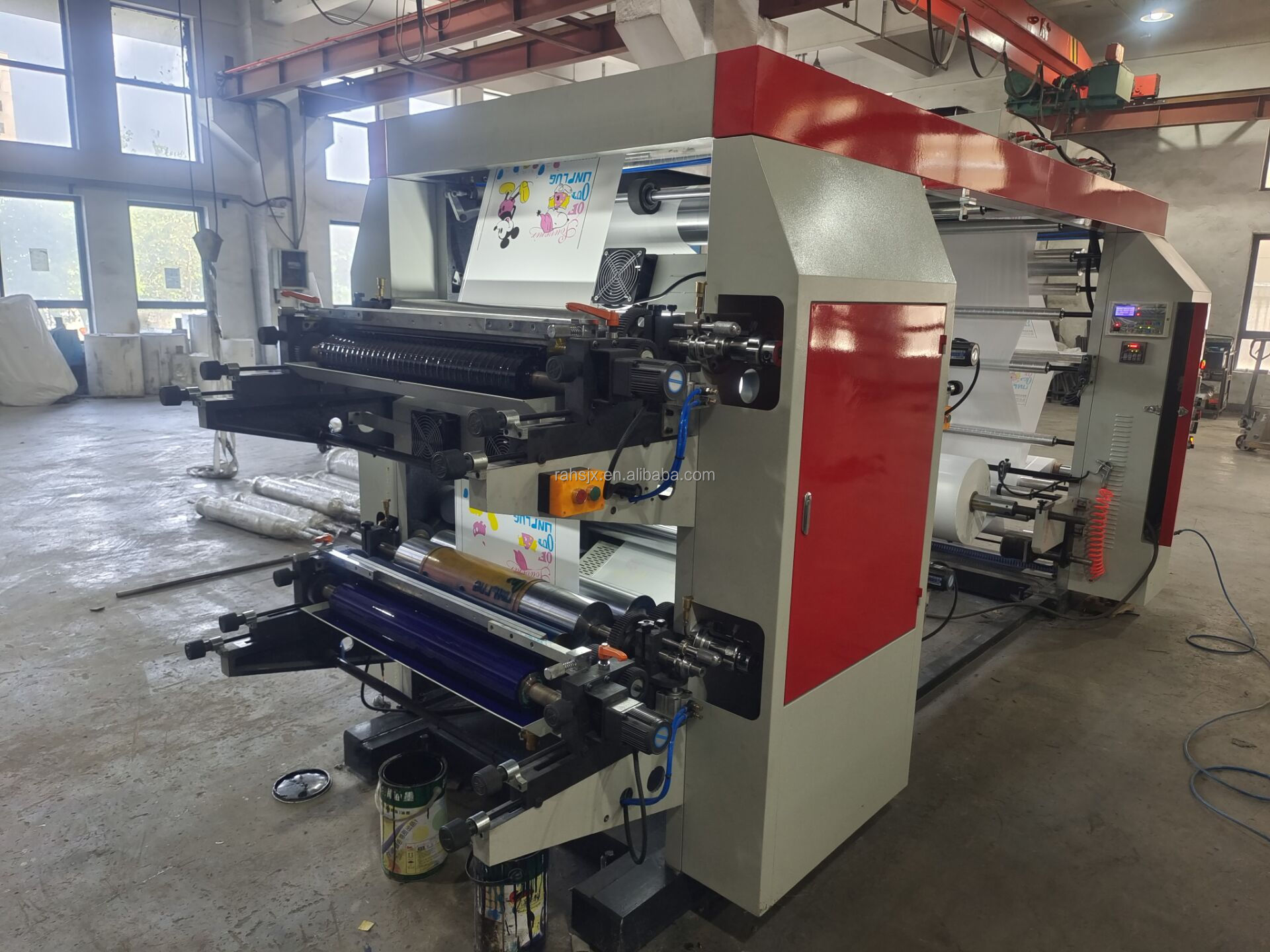 YT-41600 normal speed flexo printing machine 4 color for wrapping paper