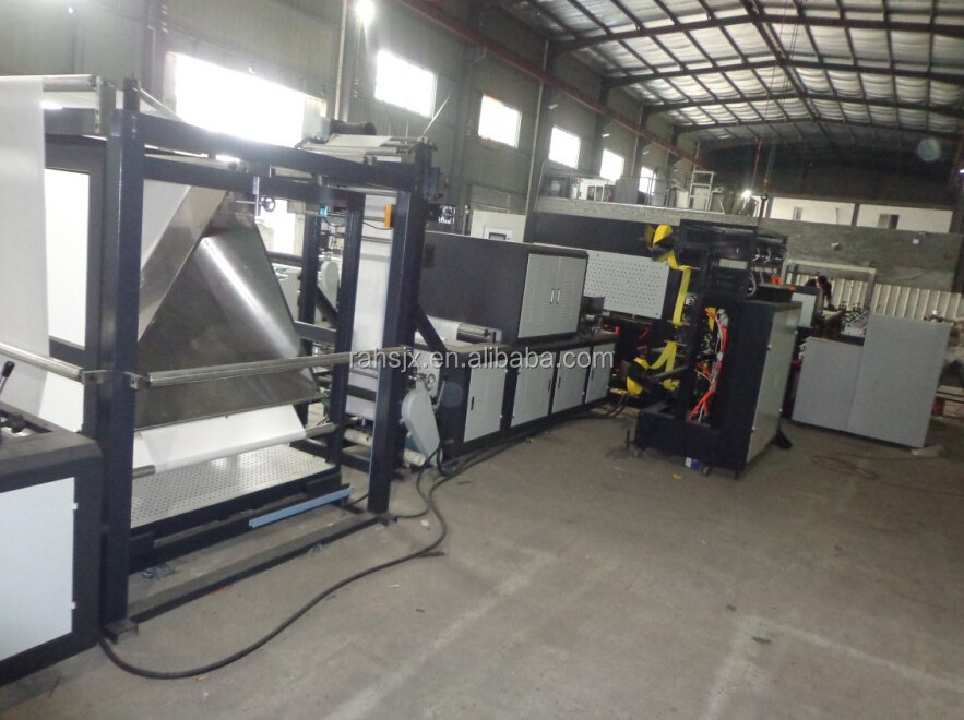 WFB-600 full auto non woven eco bag making machine d cut ultrasonic non woven bag making machine price