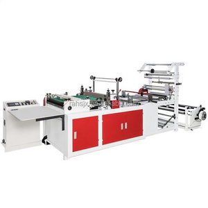 RQL-1400B  polythene hdpe nylon pp plastic t-s bag making machine fully automatic production line of plastic bags