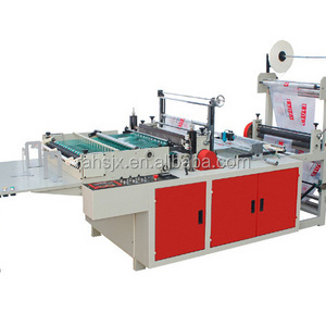 RDY-700 Fully automatic polythene glue patch handle bag sealing and cutting shopping bag making machine