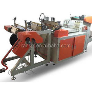 HSLJ-500G High speed single line food packaging poly flat bag plastic on a roll machine