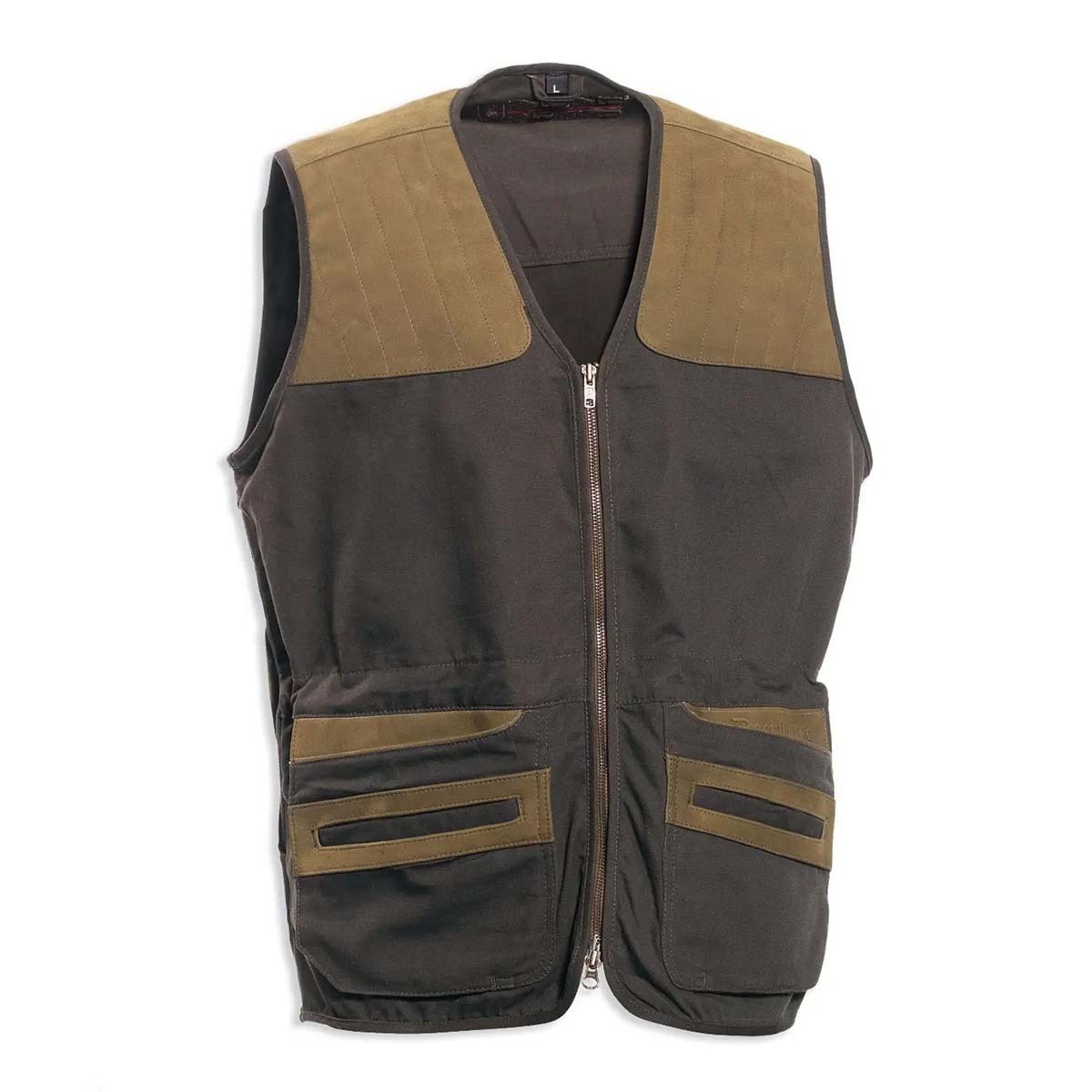 Stretchable And Strong 100% Polyester Affric Hunting Vest V-neck Large Pocket Custom Logo Shooting Vest