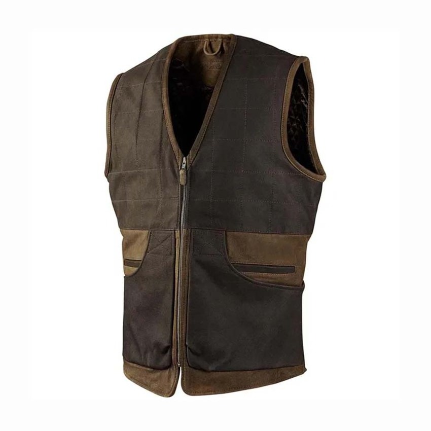 Stretchable And Strong 100% Polyester Affric Hunting Vest V-neck Large Pocket Custom Logo Shooting Vest