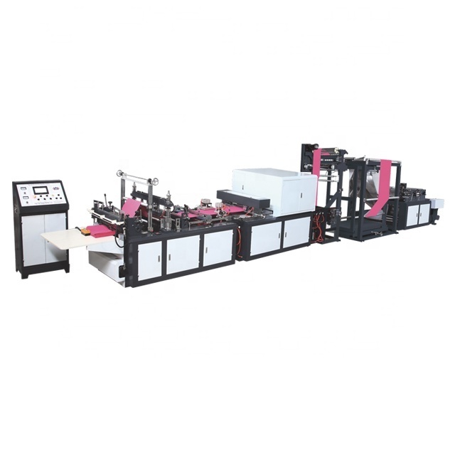 non woven bag making machine of fabric d-cut bag making ultrasonic sealing machine non woven bags machines