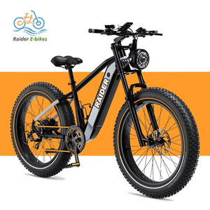 RaiderRover-35F 26"full suspension electric motorcycle electric city bike electric mountain bike electric hybrid bike for adults