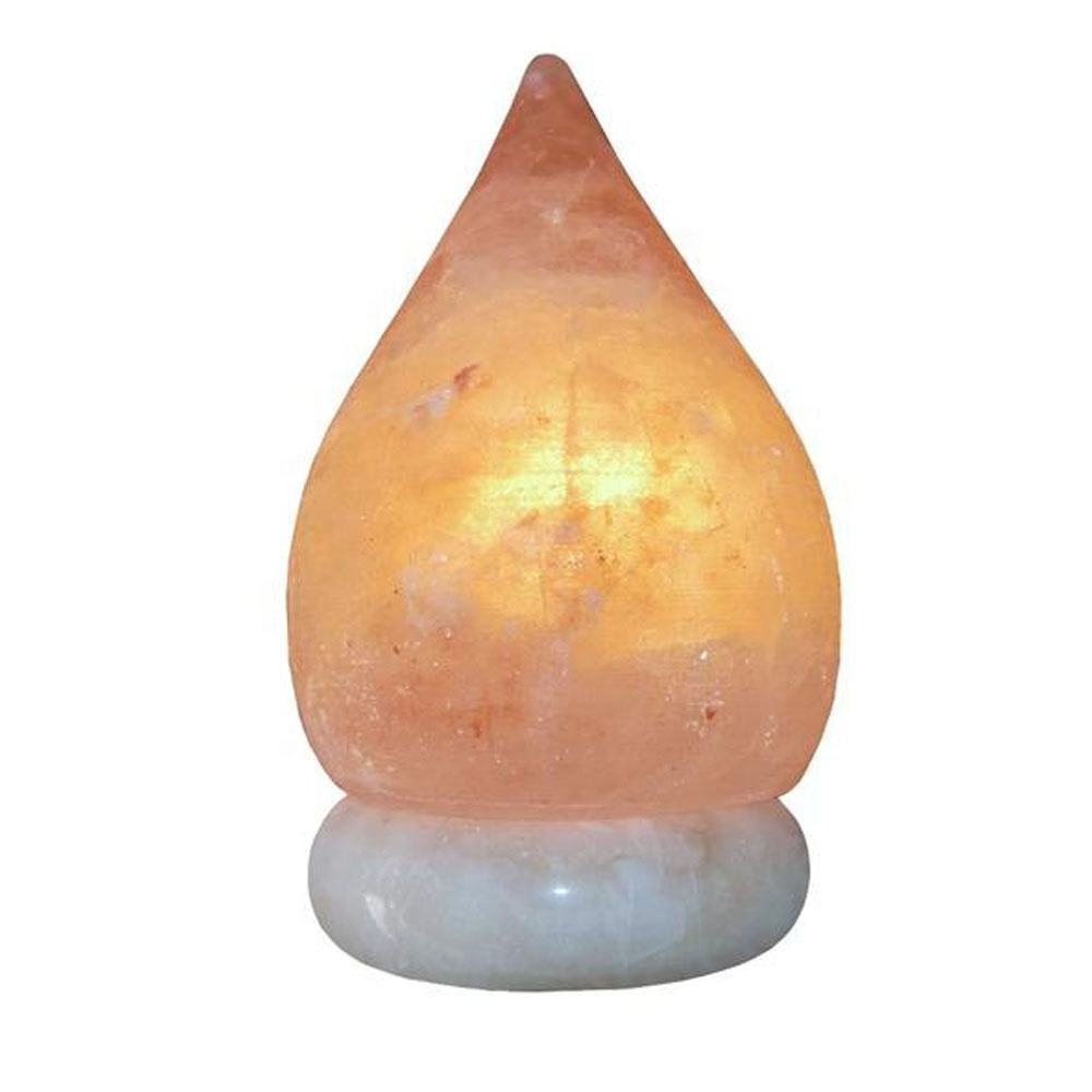 Pink Color  Tear Drop Shaped Salt Lamp Bulk Quantity Himalayan Rock Salt Lamps With Bulb For Night Light