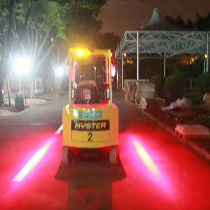 LED halo zone lights for trucks,red zone forklift safety warning light