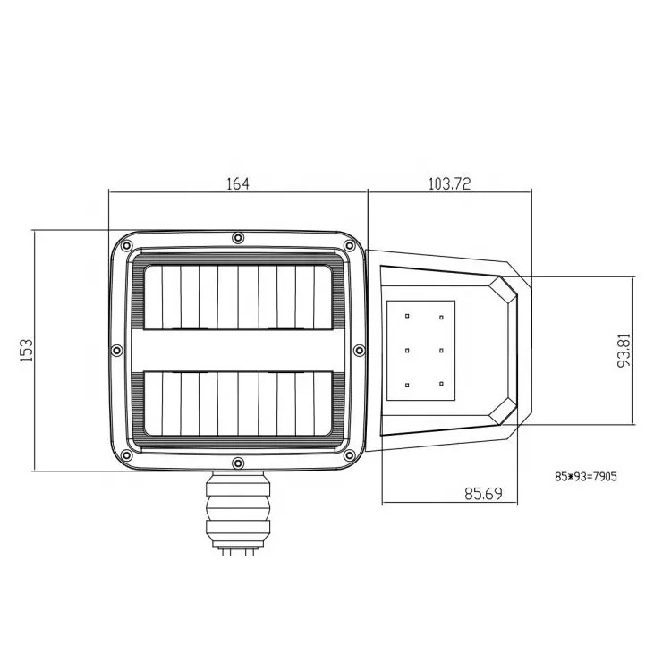 High Power Truck Snow Plow Lights LED Snow Work Light For off-road, snow mobiles,Snow Plow newest accessories