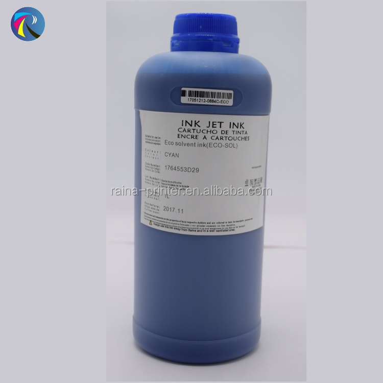 2016 hot sale Eco solvent ink for DX5 DX7 Epson head eco solvent ink for printing machine