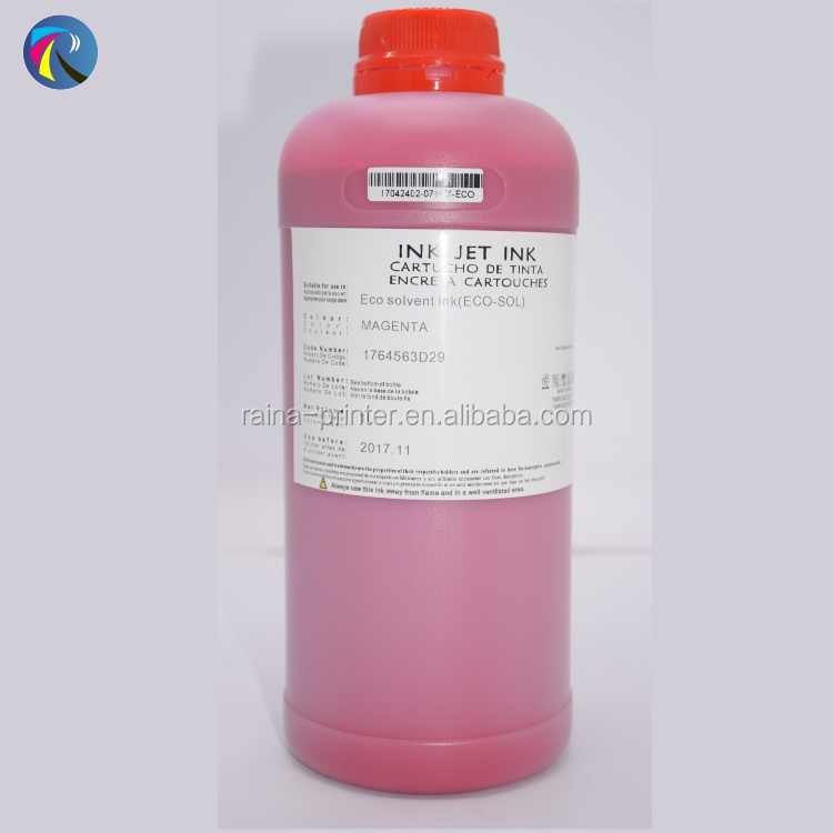 2016 hot sale Eco solvent ink for DX5 DX7 Epson head eco solvent ink for printing machine