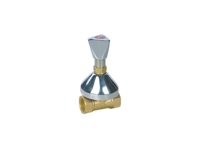 High Quality Good Design Forged Brass Stop Valve with Chrome Multi Handle