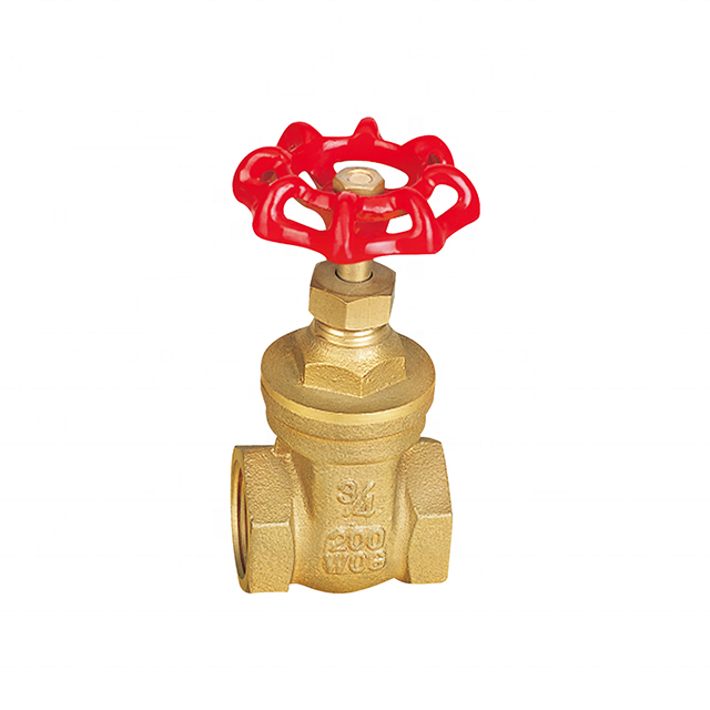 High Quality 1/2-4 Inch Forged Brass Gate Valve With Round Handle for WOG