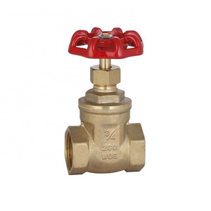 High Quality 1/2-4 Inch Forged Brass Gate Valve With Round Handle for WOG