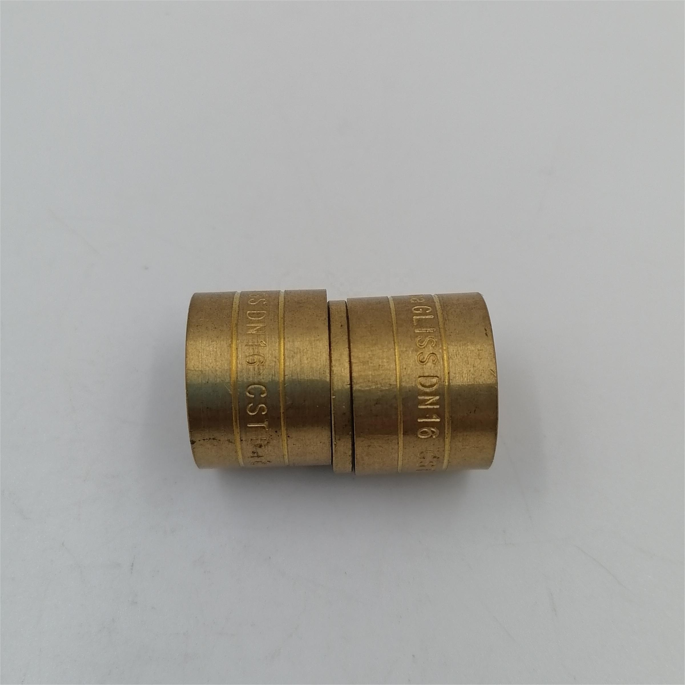 Hot Sales Forged Coupling Brass Slide Pex Fittings With Circlip for Water System