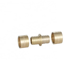 Hot Sales Forged Coupling Brass Slide Pex Fittings With Circlip for Water System