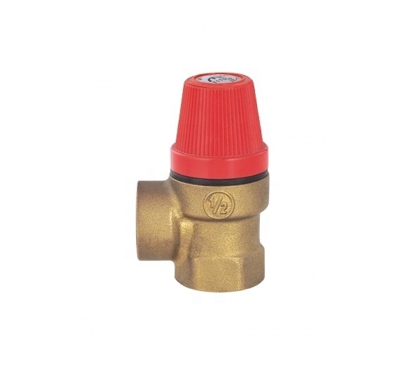 High Pressure 1/2 -3/4 Inch Water Heater Brass Air Vent Safety Relief Valve For Gas Burner