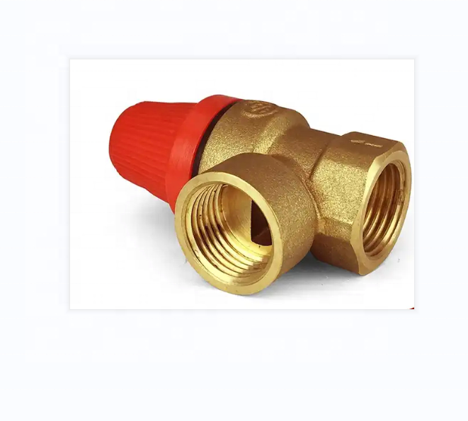 High Pressure 1/2 -3/4 Inch Water Heater Brass Air Vent Safety Relief Valve For Gas Burner