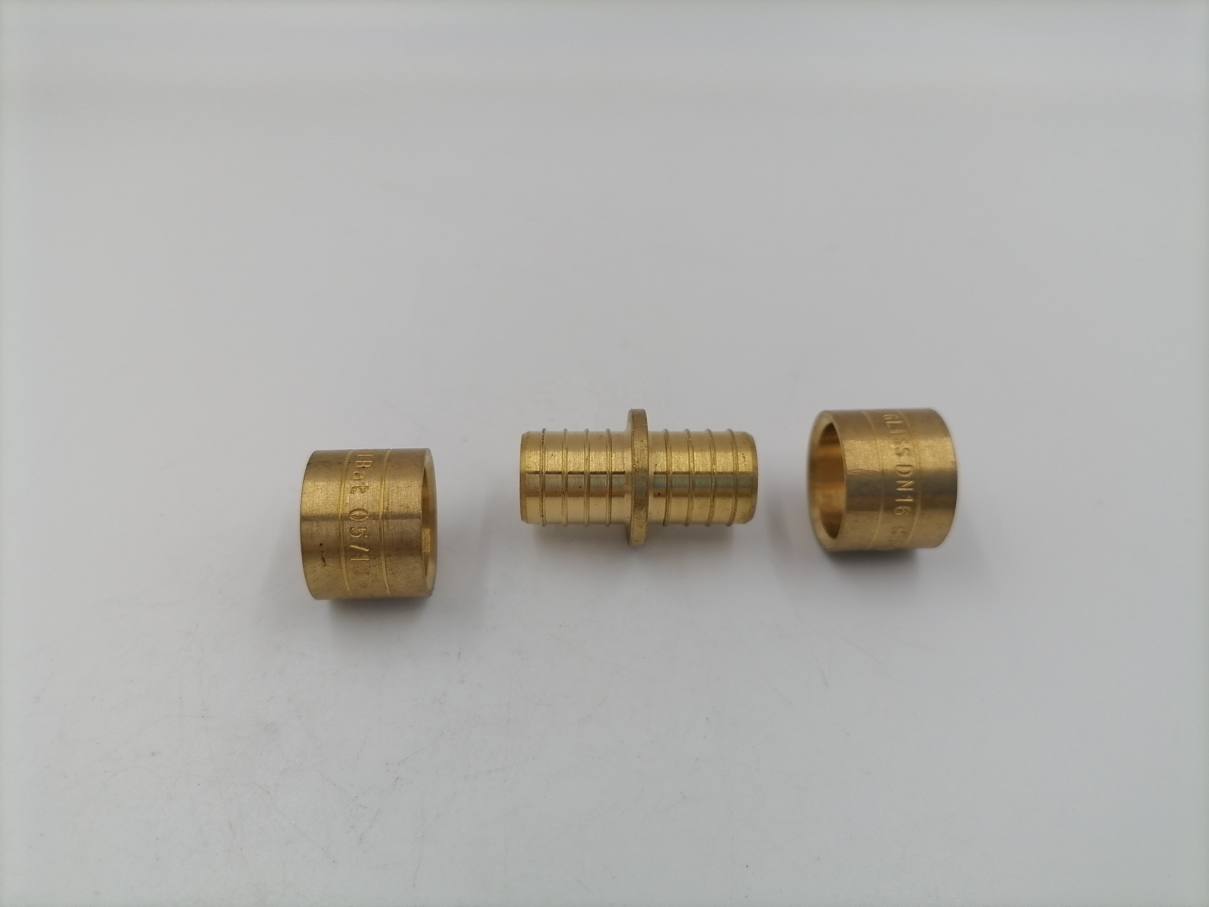 Hot Sales Forged Coupling Brass Slide Pex Fittings With Circlip for Water System