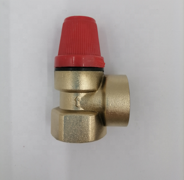 High Pressure 1/2 -3/4 Inch Water Heater Brass Air Vent Safety Relief Valve For Gas Burner