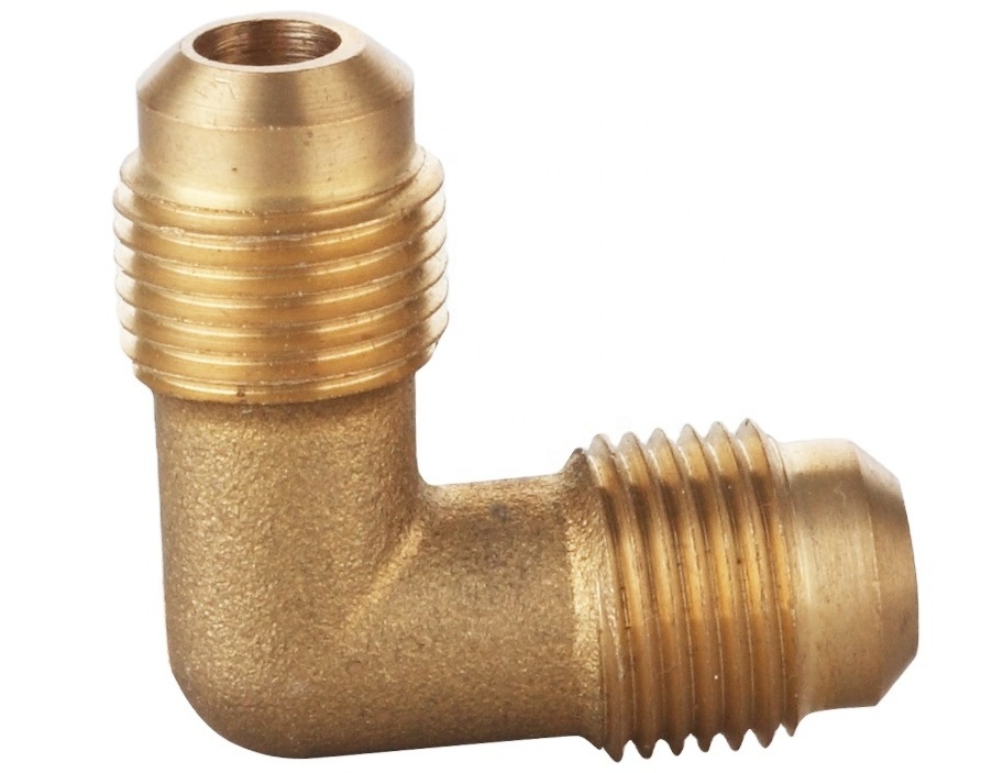 1/2-1 Inch Forged Elbow Crimp Male Thread Swivel Brass Flare Fittings