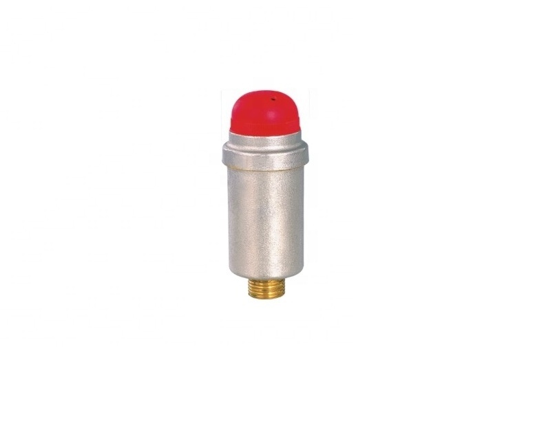 yuhuan Hot Sales brass Male thread nickel plated  Auto Exhaust Air Vent Valve For Heating System with cap