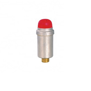 yuhuan Hot Sales brass Male thread nickel plated  Auto Exhaust Air Vent Valve For Heating System with cap