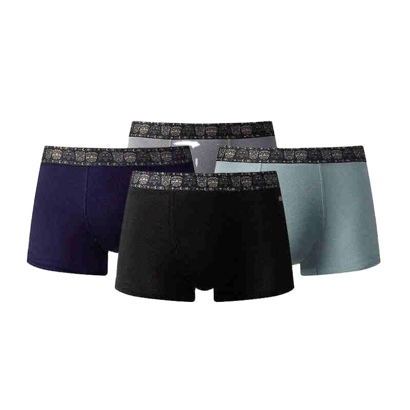 Classic Underwear Boxer Men Long Leg Soft Boxers For Male Breathable Comfortable Flat Plus Size Men's Boxer & Briefs