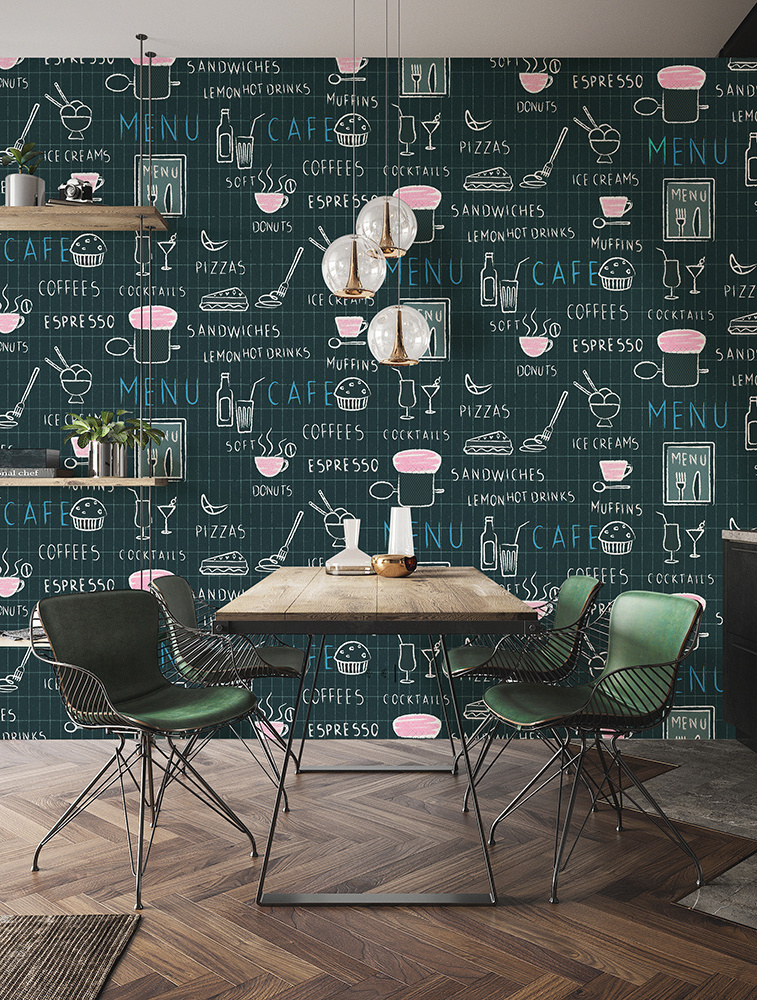 For Restaurant 3d Cafe Picture Roll Decor Designs Coffee Mural Wallpaper