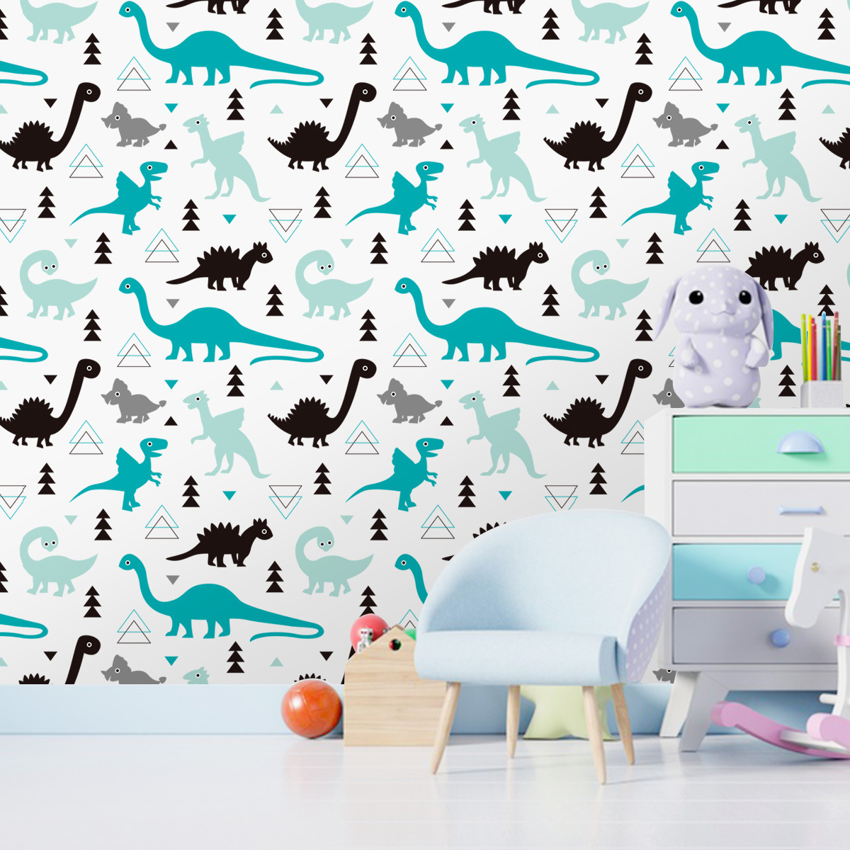 Modern Waterproof Peel and Stick Decorative Wallpaper Home Decor Wallpaper Self -adhesiver Kids Wallpaper