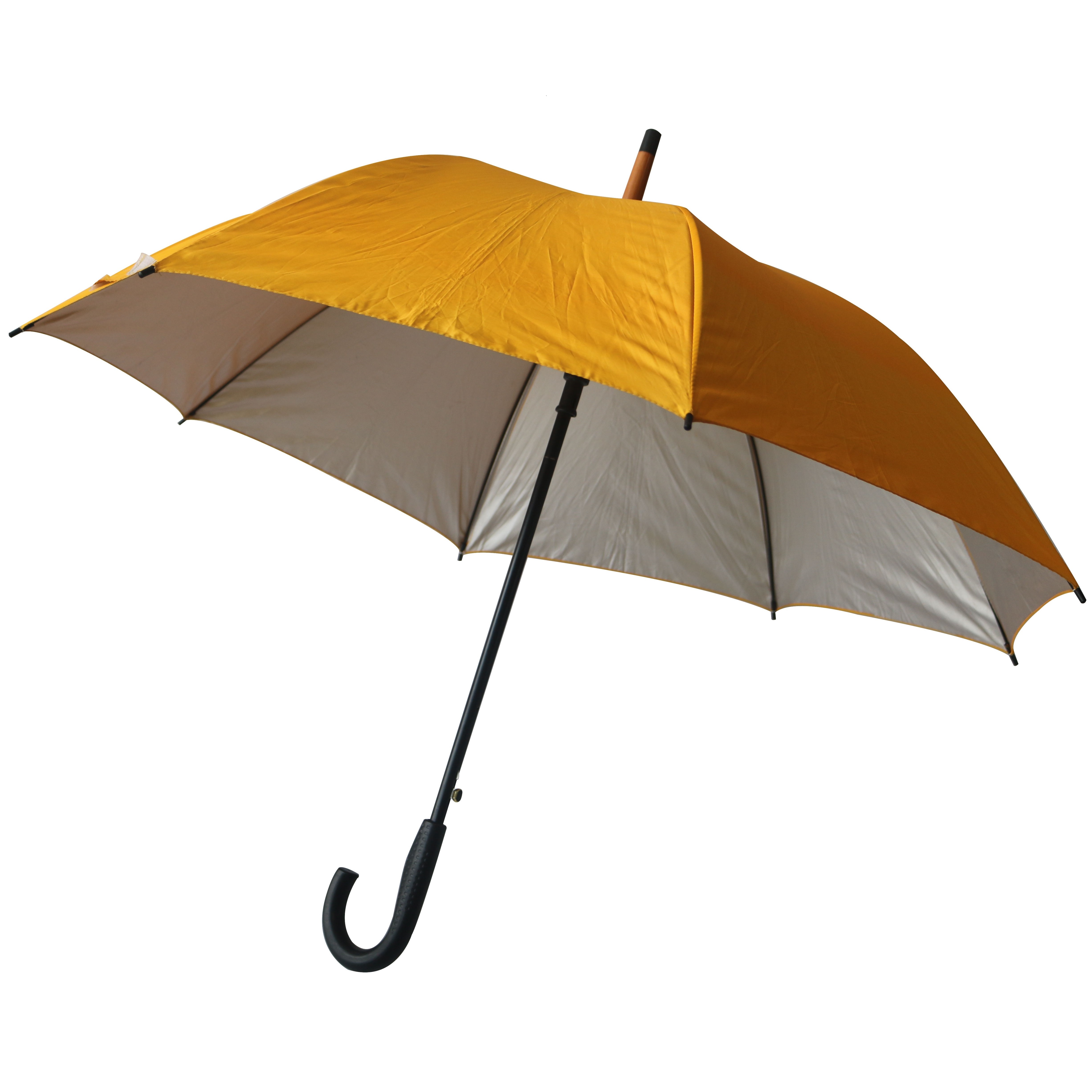 fashion cheap silver coated promotional automatic umbrella