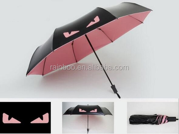 fashion cheap silver coated promotional automatic umbrella