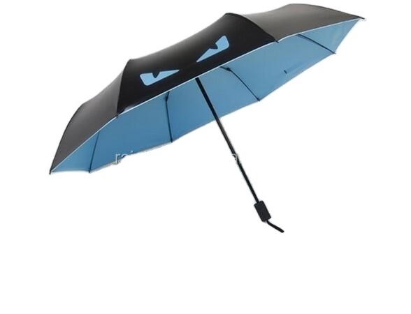 fashion cheap silver coated promotional automatic umbrella