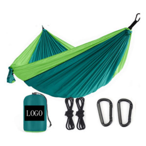 210T nylon shioze camping swing parachute hammock with mosquito net