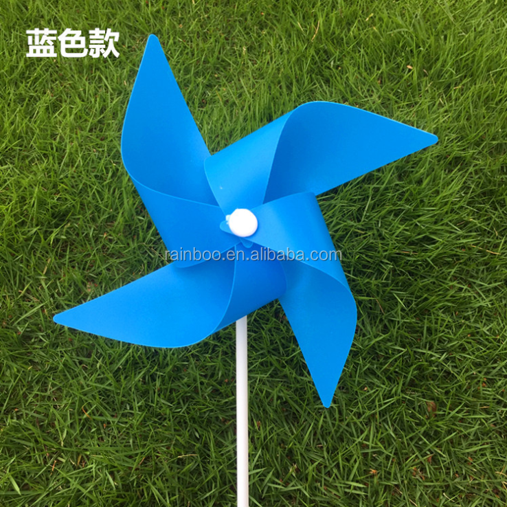 4 blades spinning toy pinwheel toy plastic garden decoration windmill