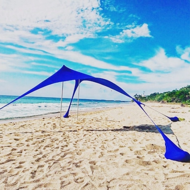 Best Beach Tent Sun Shelter Portable Canopy Sunshade Rain Canopy Umbrella Beach Shade Umbrella Tent with Sandbags