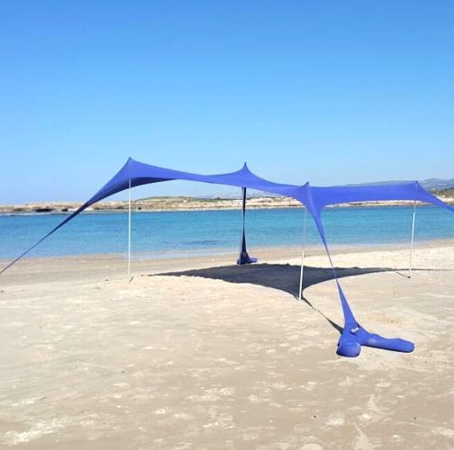 Best Beach Tent Sun Shelter Portable Canopy Sunshade Rain Canopy Umbrella Beach Shade Umbrella Tent with Sandbags