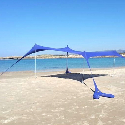 Best Beach Tent Sun Shelter Portable Canopy Sunshade Rain Canopy Umbrella Beach Shade Umbrella Tent with Sandbags