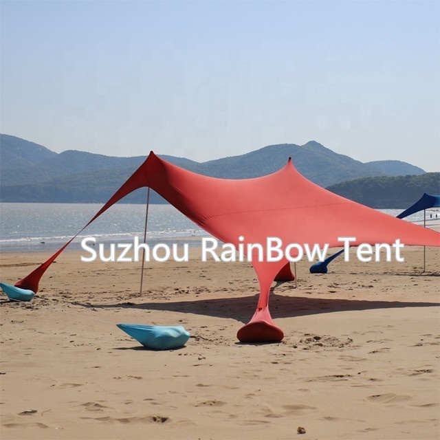 Best Beach Tent Sun Shelter Portable Canopy Sunshade Rain Canopy Umbrella Beach Shade Umbrella Tent with Sandbags