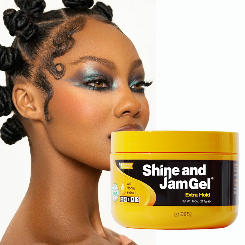 Private Label All Day Lock Extra Hold 4c Hair Styling Twist Loc Edge Braid Hair Gel Vendor Shine And Jam Gel