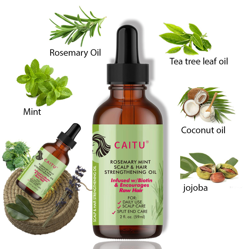 Popular Product Organic Hair Loss Treatment Rosemary Oil Hair Growth Scalp Massage Oil