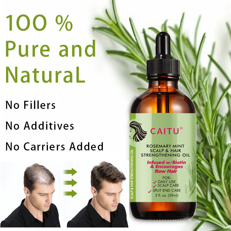 Popular Product Organic Hair Loss Treatment Rosemary Oil Hair Growth Scalp Massage Oil